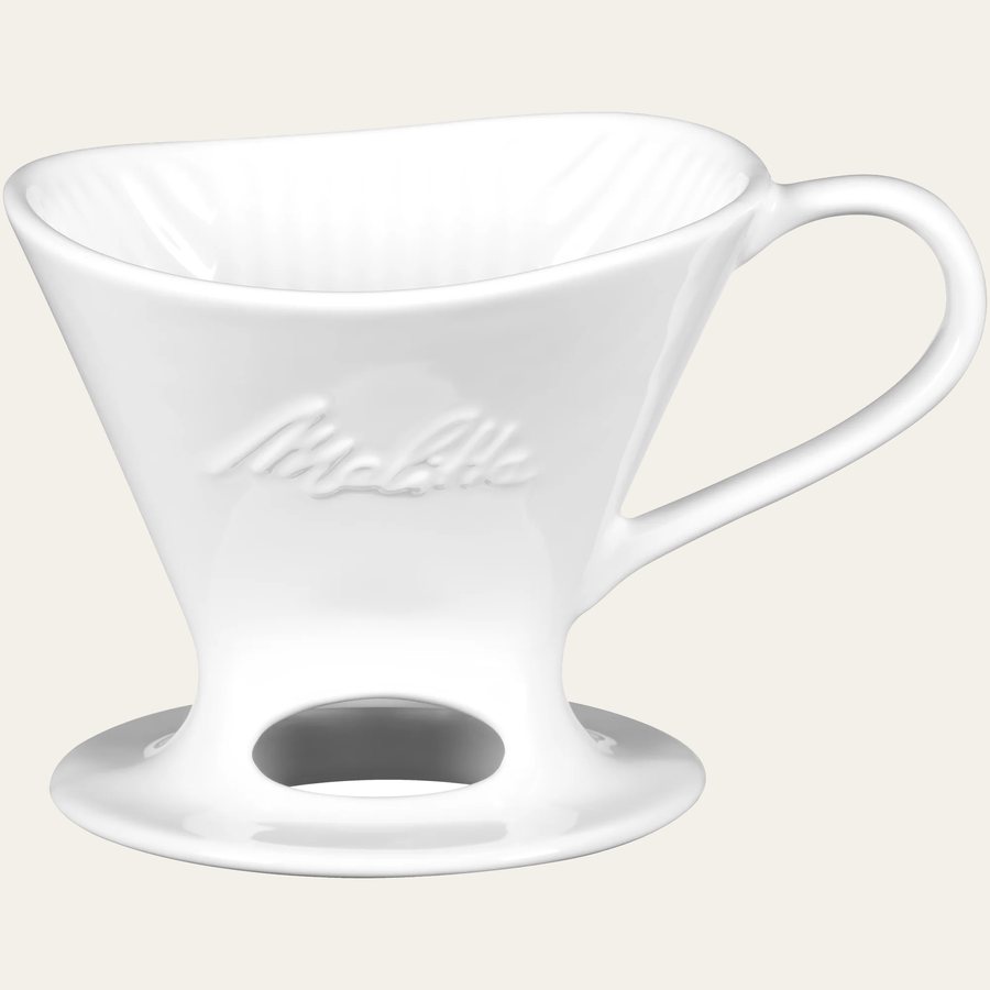 Melitta Signature Series white porcelain pour-over cone